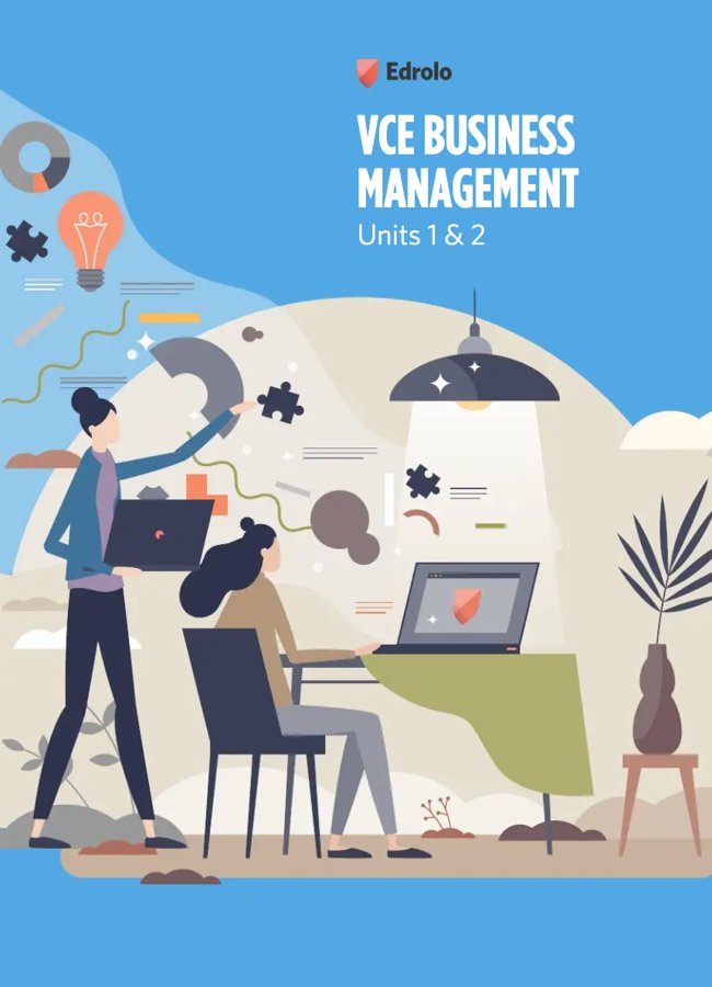 Edrolo VCE Business Management Units 1 & 2 textbook cover