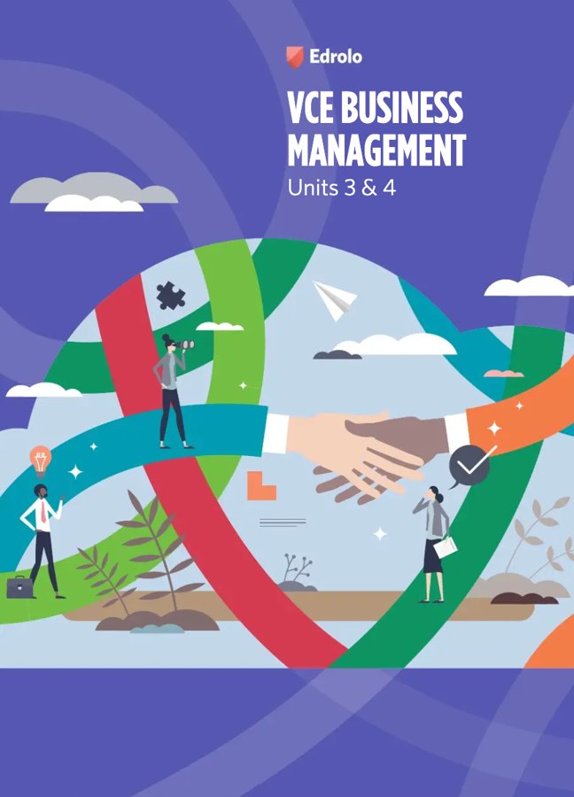 Edrolo VCE Business Management Units 3 & 4 textbook cover